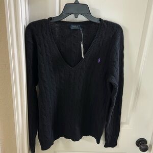 Brand New Polo Ralph Lauren Black sweater